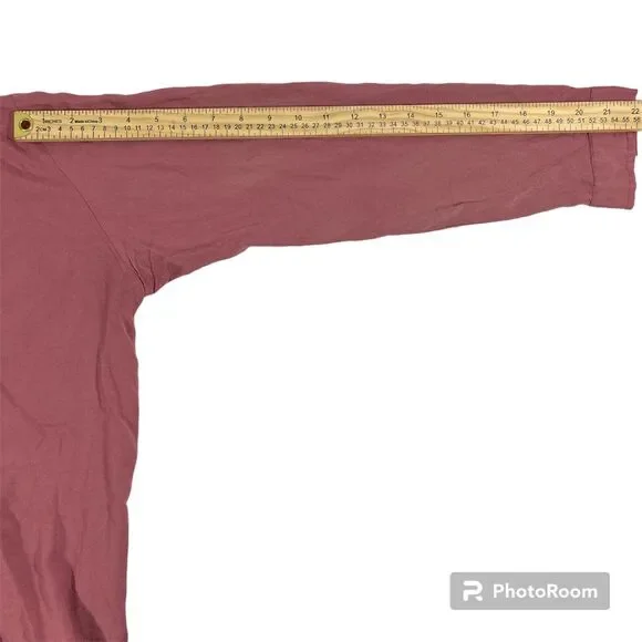 Style Envy Button Front Collared Shirt Mauve Pink Long Sleeve Womens XL Blouse - Picture 6 of 7